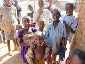 group of kids smiling