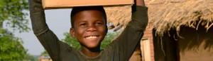 boy carrying box