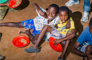 Two Malawi Boys arm around each other