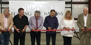 Feeding The Nations Warehouse ribbon cutting