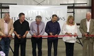 Feeding The Nations Warehouse ribbon cutting