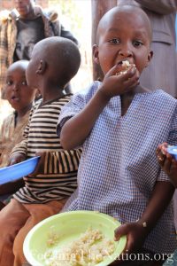 children eating