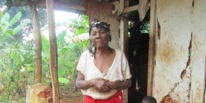 elderly Haiti woman