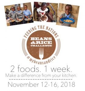 Feeding the Nations, Beans And Rice Challenge