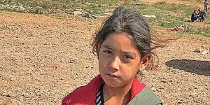 Refugee Girl in Greece